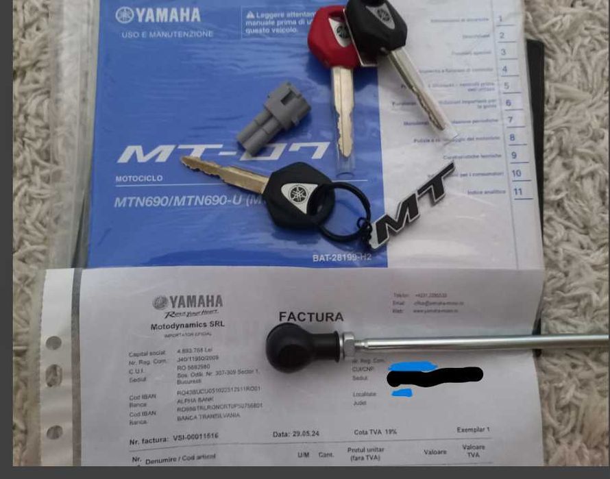 Yamaha MT 07 2024 600 KM