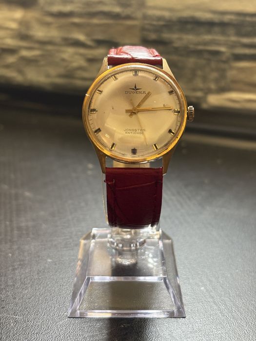 Ceas Dugena mecanic placat aur cal.1144