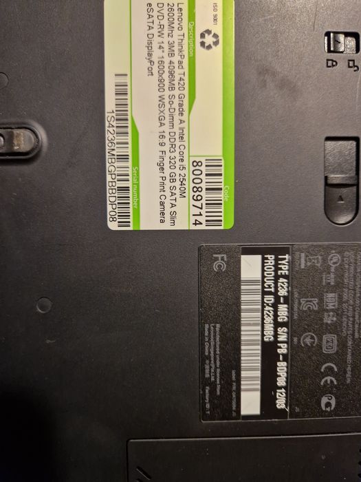 Lenovo Thinkpad T420