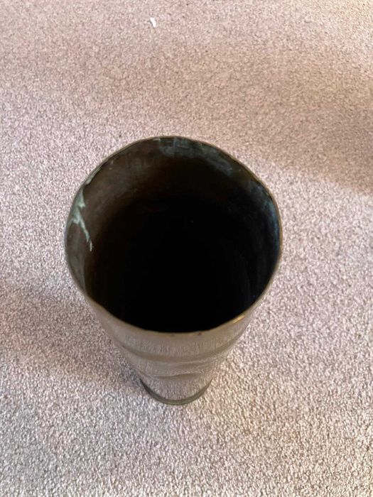 Tub obuz inert 75 mm francez, ww1 anul 1917, panoplie,decor