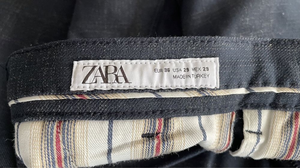 Pantaloni Zara bleumarin mărimea 36