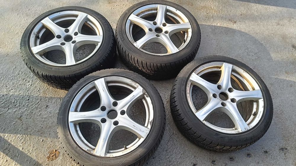 Jante Ronal R42 5x120 17 inch BMW Seria 3 + Cauciucuri/Anvelope Iarna