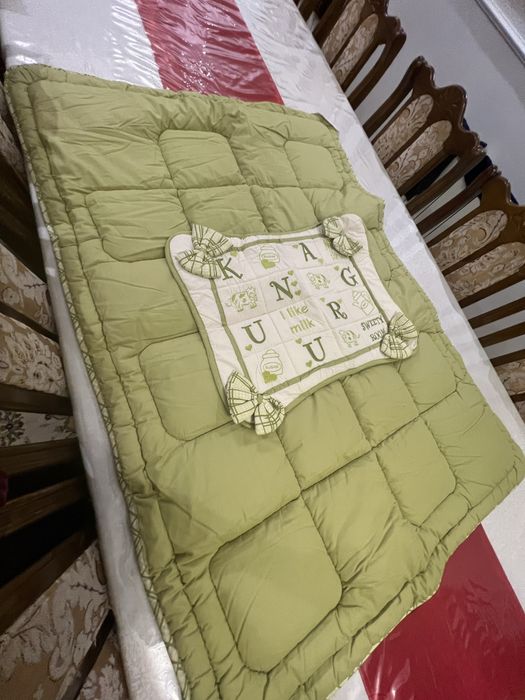 Набор для манежа с бортиками и одеялом