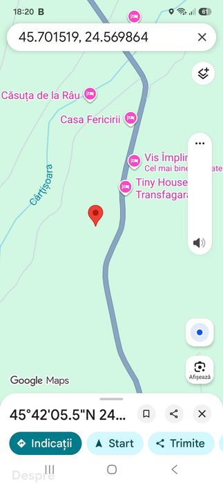 Vand teren extravilan, comuna Cartisoara jud Sibiu ( Transfagarasan), pe platoul superior, din proximitatea drumului Transfagarasan, la baza padurii..