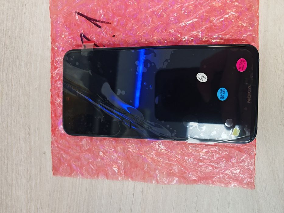 Nokia 7.1 оригинален дисплей с рамка и тъчскрийн черен нов