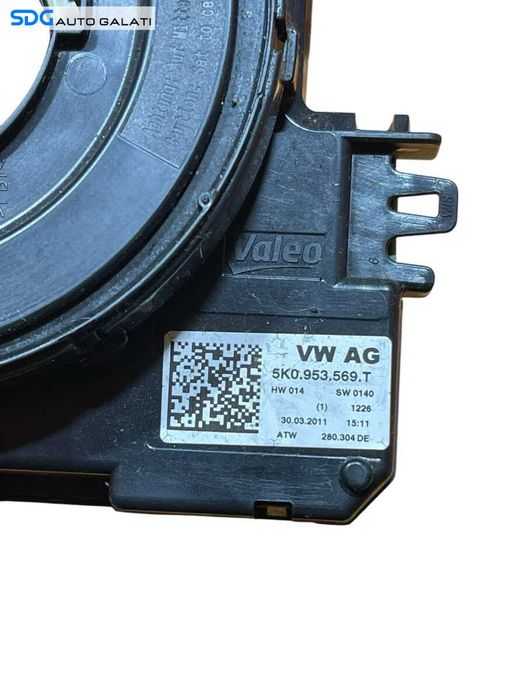 Banda Spira Spirala Panglica cu Comenzi Volan si Padele Volkswagen Passat CC 2008 - 2012 Cod 5K0953569AB 5K0953569T [B3566]