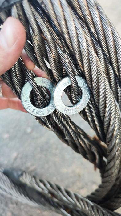 Продам чалки троссовые 6 метровые