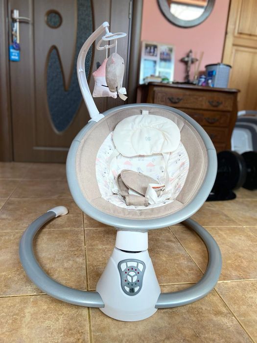 Ел. люлка/шезлонг Kikkaboo Twiddle Beige