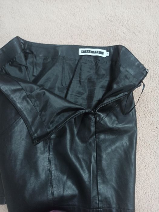 Fustă piele M neagră