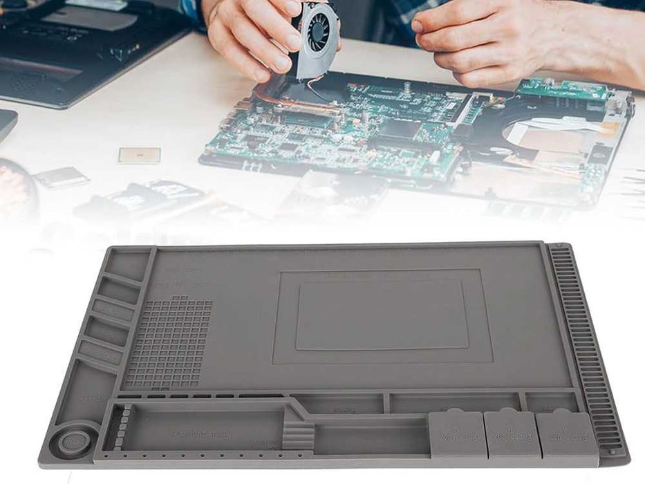 Covoras service silicon 30x45 cm cu magnet rezistent la caldura