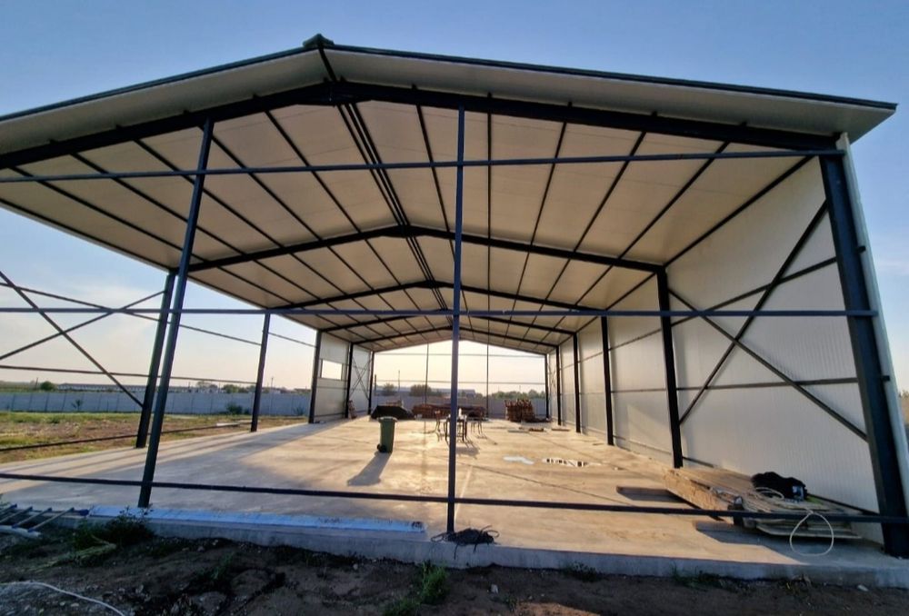 Facem hale metalice orice dimensiuni lucram fara avans 
10x20x4
8x20x4