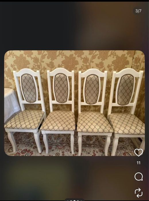Стол со стулями Б/У