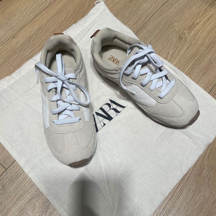 Кроссовки детские натуральная замша Zara