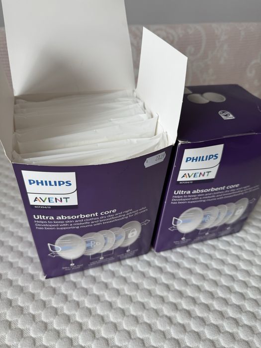 Еднократни подплънки за гърди Philips Avent - 186 бр.
