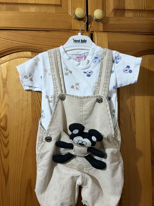 Ромпърче и два гащеризона със тениска и дълъг ръкав