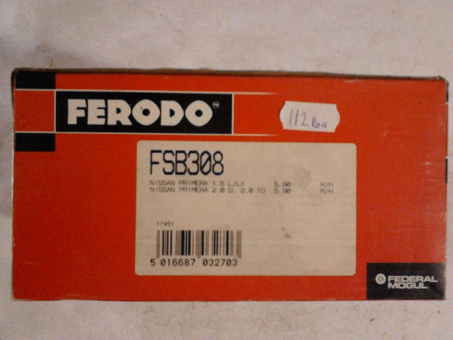 Plăcuțe frână, saboți NISSAN Almera,Primera,Cherry,Sunny,Bluebird etc.