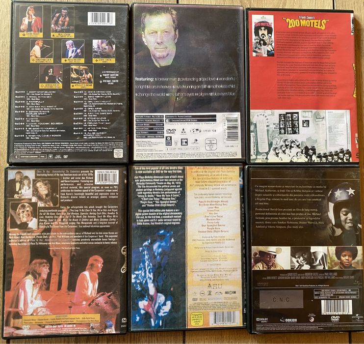 Vand dvd uri cu muzica buna