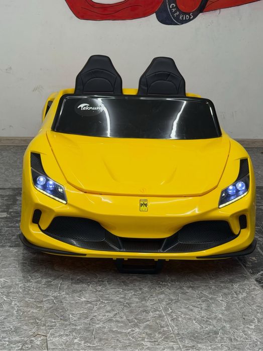Детский электомобиль Феррари Ф8| двухместный| 24вольт х2| доставка