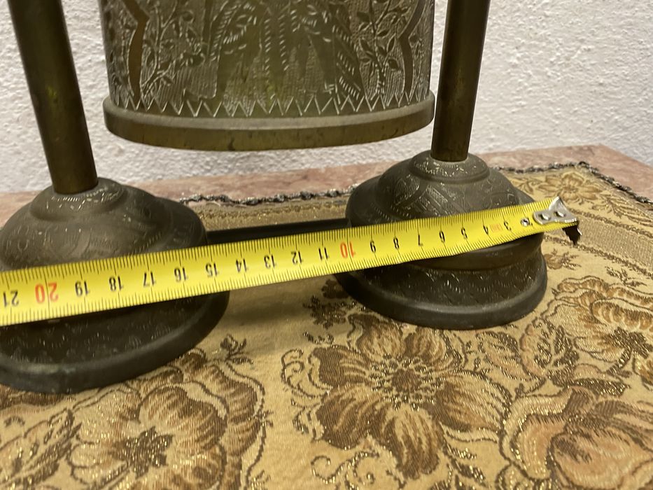 Настолен гонг от  масивен месинг от индия буда будизъм шива азия