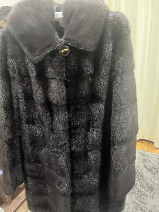 Натуральная норковая шуба