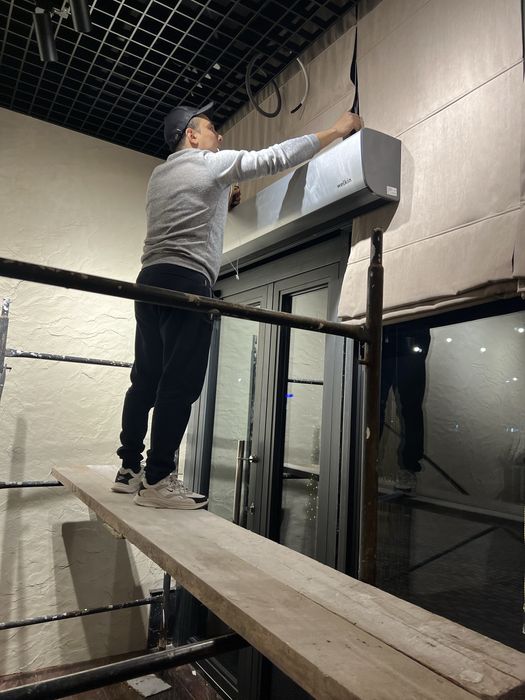 Завеса тепловая + Грамотная установка любой сложности