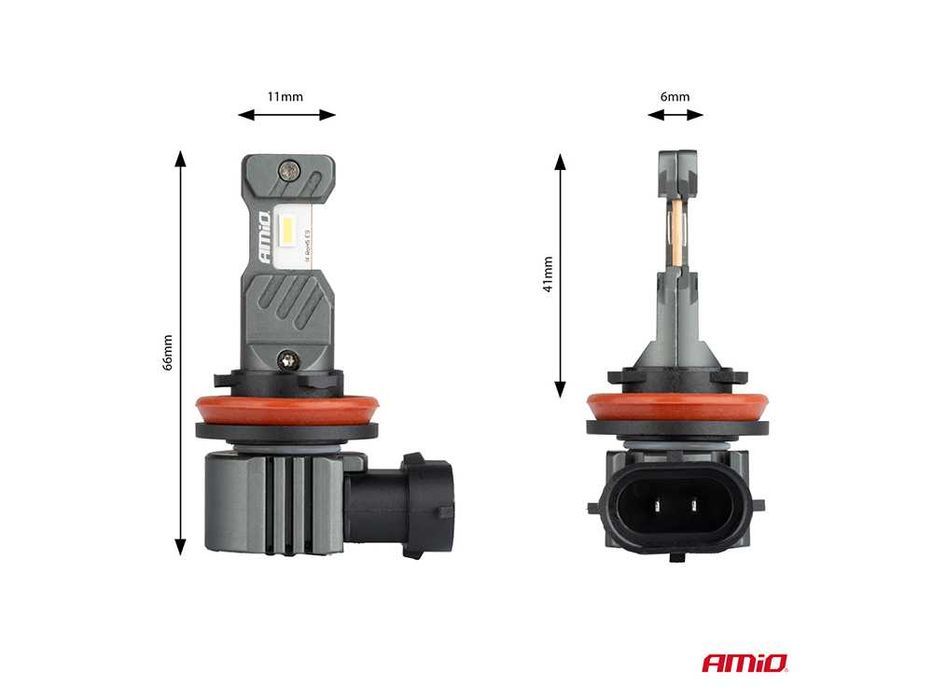 Крушки AMIO HYBRID LED H8,H9,H11,H16 6000K 60W