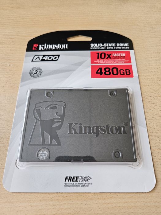 Чисто ново SSD 480GB Kingston A400 2.5"