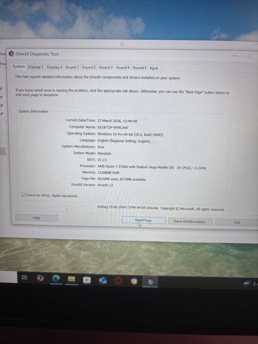 Laptop ACER Nitro 5