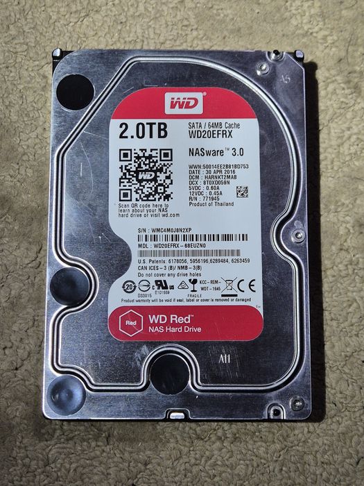 Hard disk WD Red, 2TB, SATA