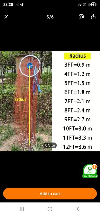 Baliq uchun to'r nakitka