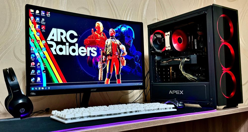 Мощный Игровой Компьютер с Монитором 144 герц ВЕСЬ КОМПЛЕКТ