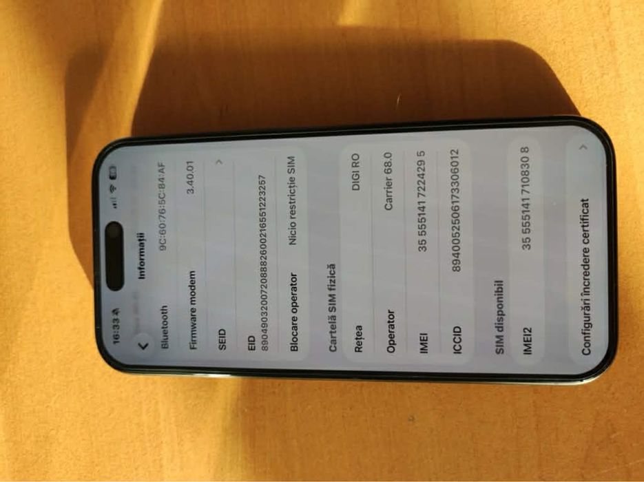 Iphone 15 pro 125 g