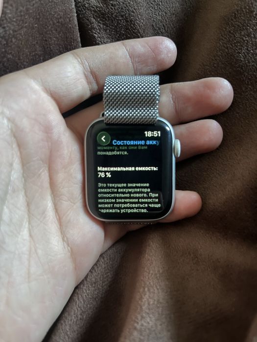 apple whatch 6 76% акб