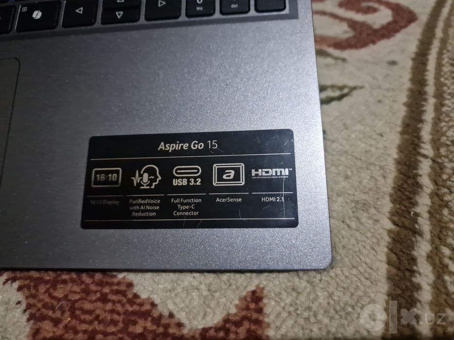Янги ноутбук "acer" ишлатилмаган