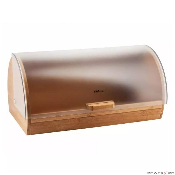 Cutie pentru paine, 39x28x18.5 cm, din acril-bambus, KingHoff