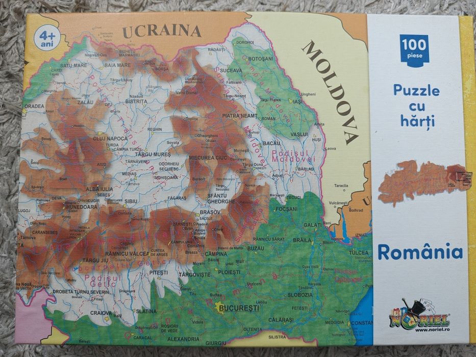 Puzzle România 100 piese