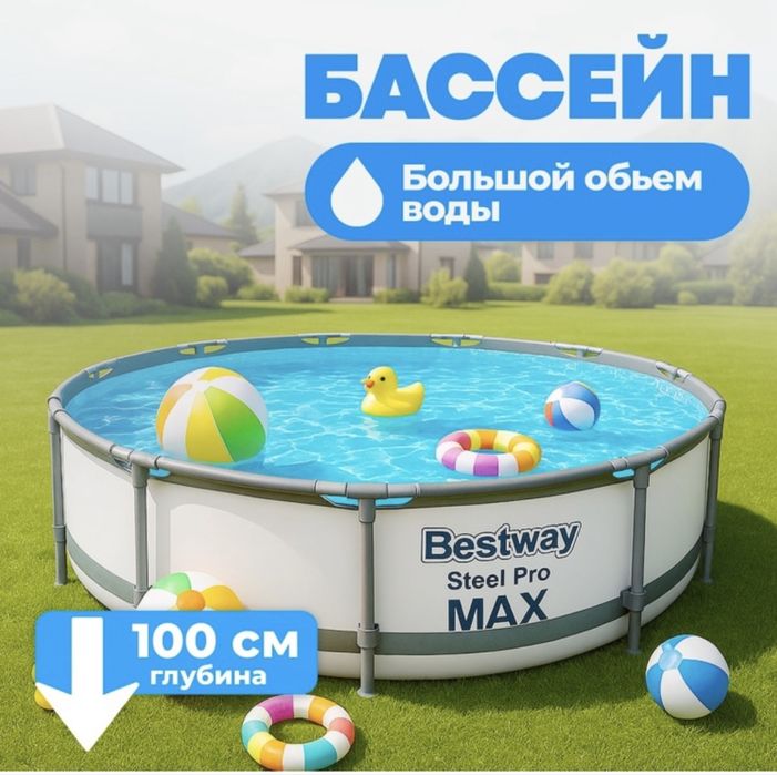 Бассейн каркасный