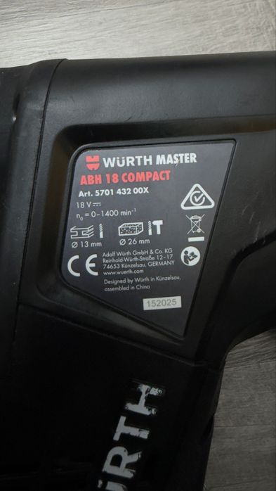 Rotopercutor Wurth