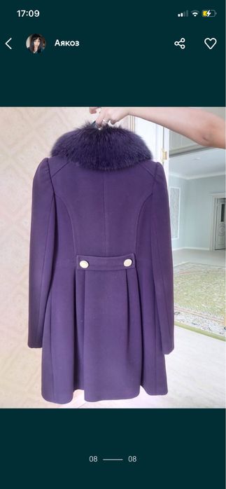 Кашемировое пальто демисезонный