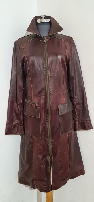 Benetton манто от естествена кожа