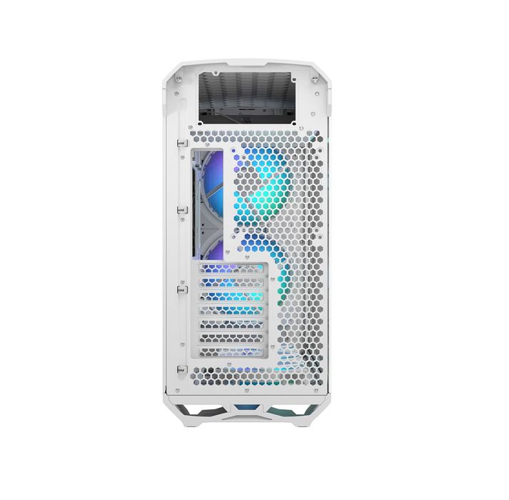^ Корпус Fractal Design Torrent - White RGB TG Clear Tint