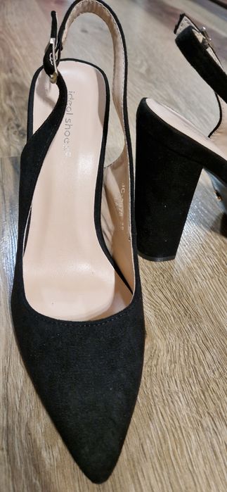 Vand pantofi slingback negri