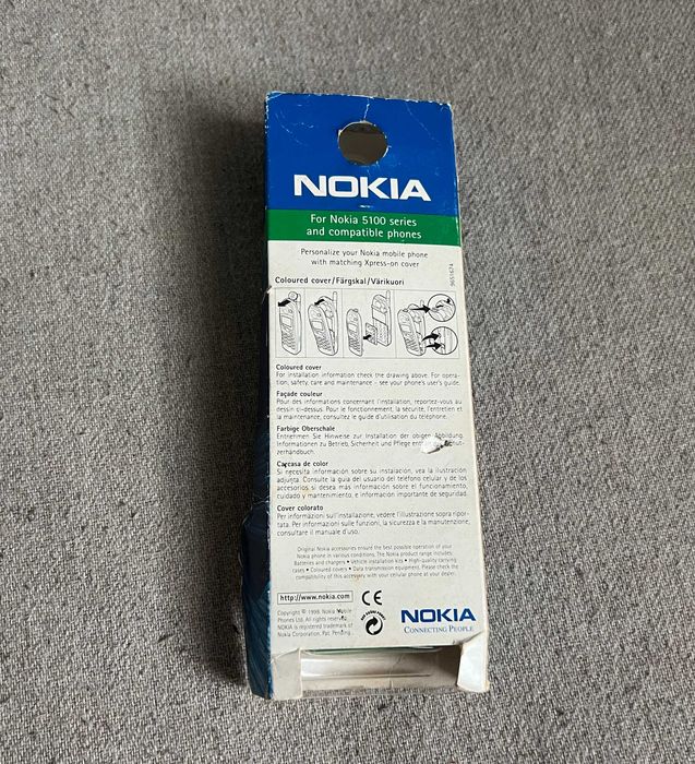 Carcasă originală Nokia Xpress-On verde serie 5100 rară, nouă
