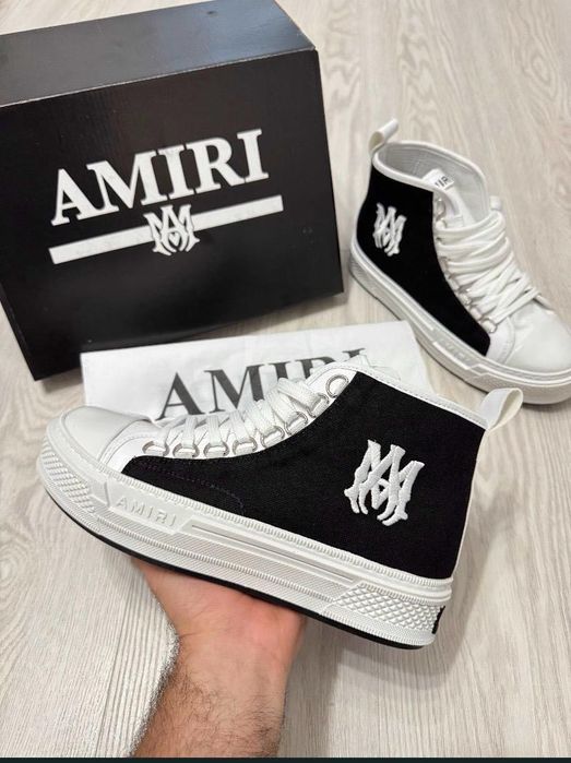 Amiri High Top Black&White
