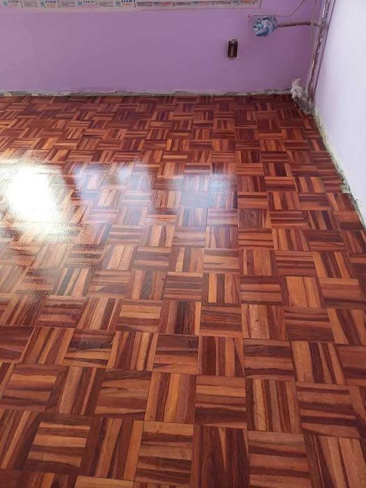 Циклене, лакиране, фугиране, редене и пренареждане на паркет