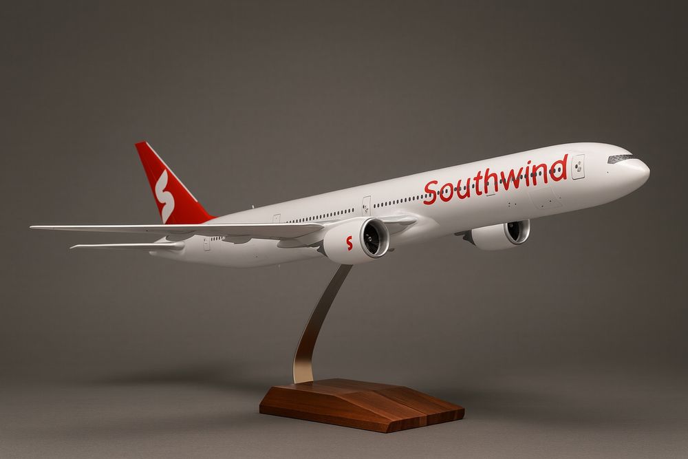 Модель самолета BOEING 777-31H ER Southwind Airlines (б/н TC-GRZ)
