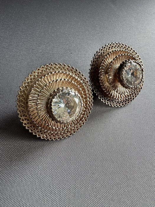 Cercei din argint si cubic zirconia
