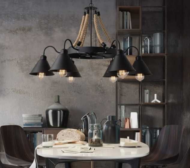 Люстра винтажная лофт