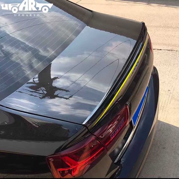 Eleron portbagaj S6 Style compatibil cu Audi A6 C7  negru lucios