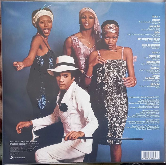 Грамофонна плоча Boney M – Love For Sale